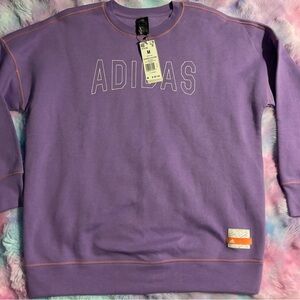 Adidas Women’s  Lavender Crewneck Sweater